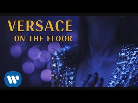 testo versace on the floor|versace on the floor mp3.